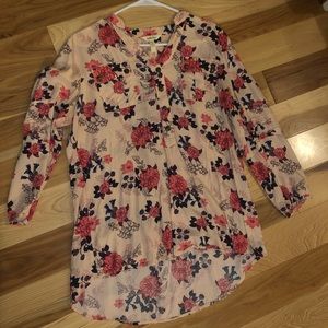 Matilda Jane floral pink blouse